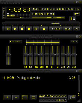 Winamp po zmianie kompozycji